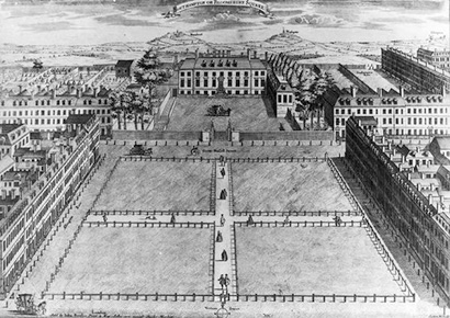 18世紀初頭のベッドフォード公爵邸