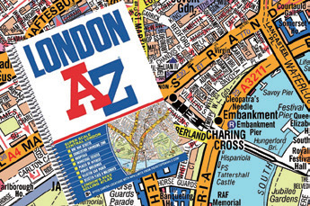 London A to Zの地図帳