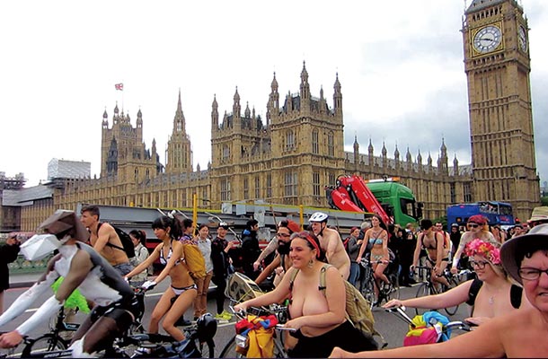 World Naked Bike Ride London 2019