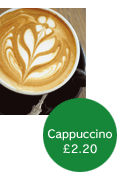 Cappuccino£2.20